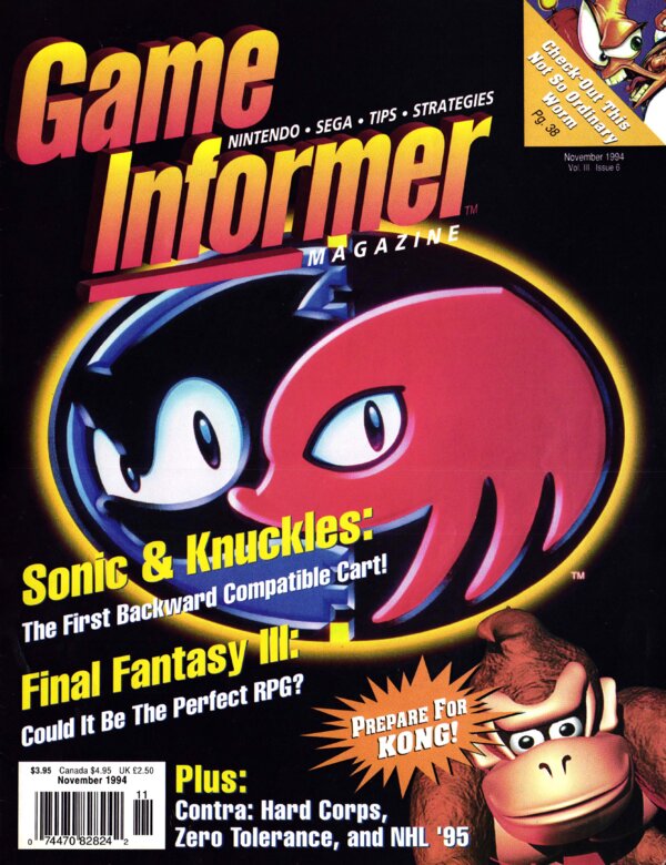 Game Informer Issue 19 (November 1994) cover